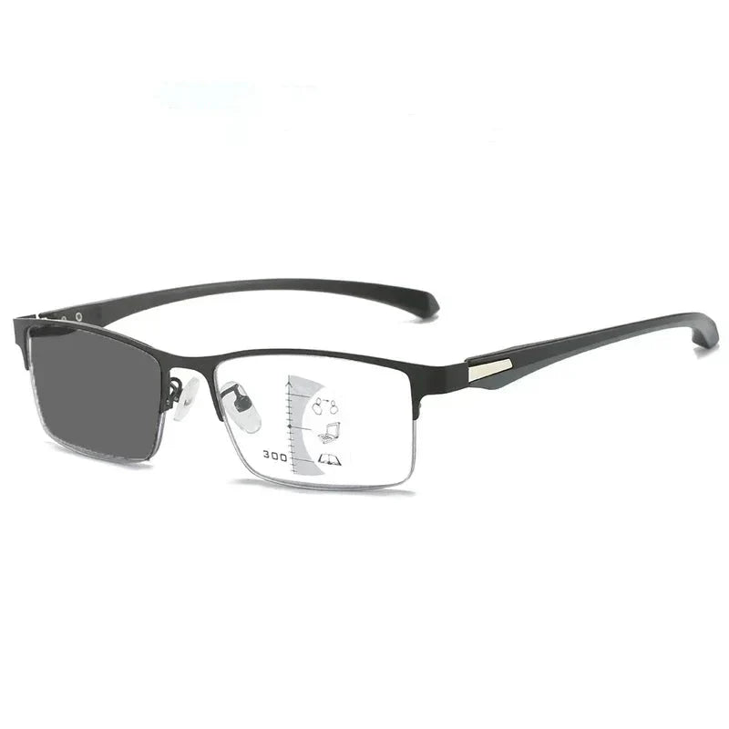 Gafas rectangulares con montura media delgada