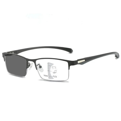 Gafas rectangulares con montura media delgada